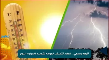 تنويه رسمي.. البلاد تتعرض لموجة شديدة الحرارة اليوم